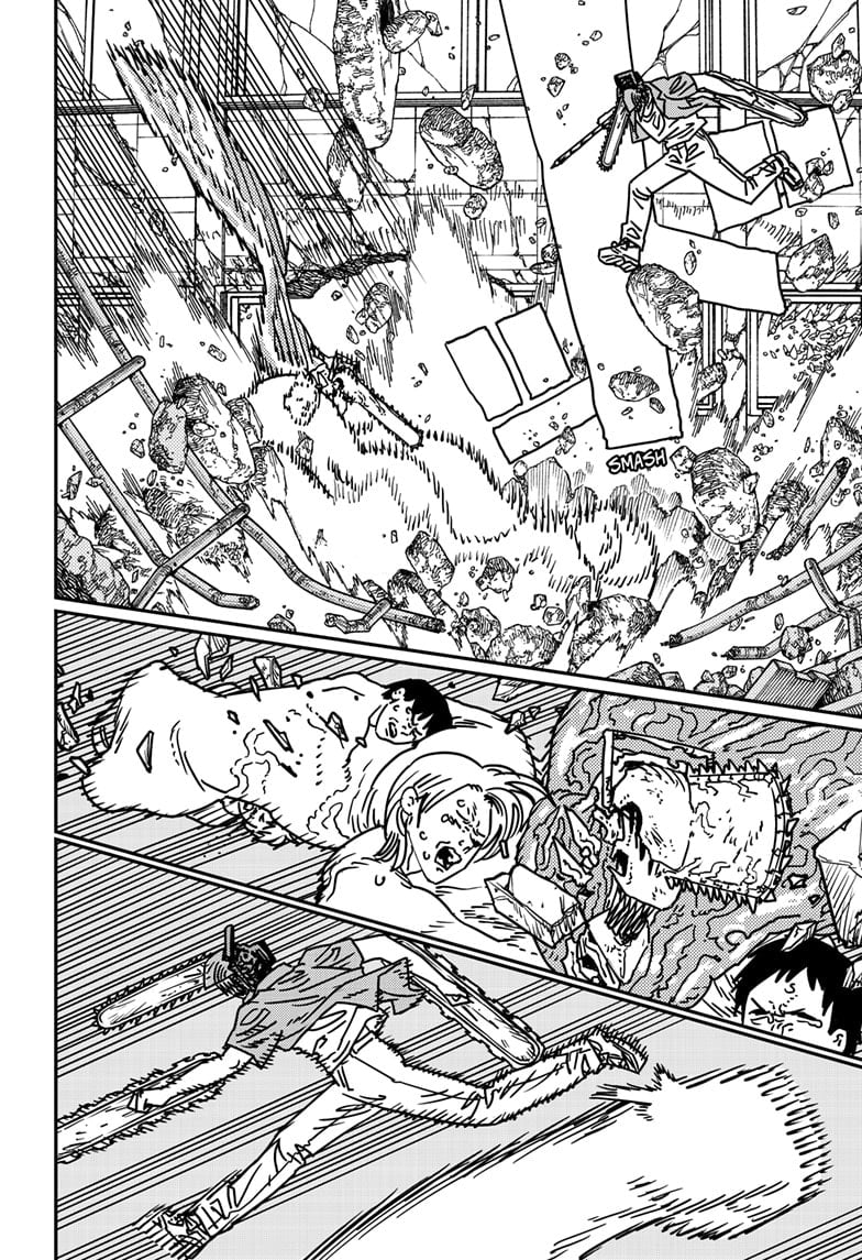 Chainsaw Man Manga Chapter 203 page 5 - Human Shield scene