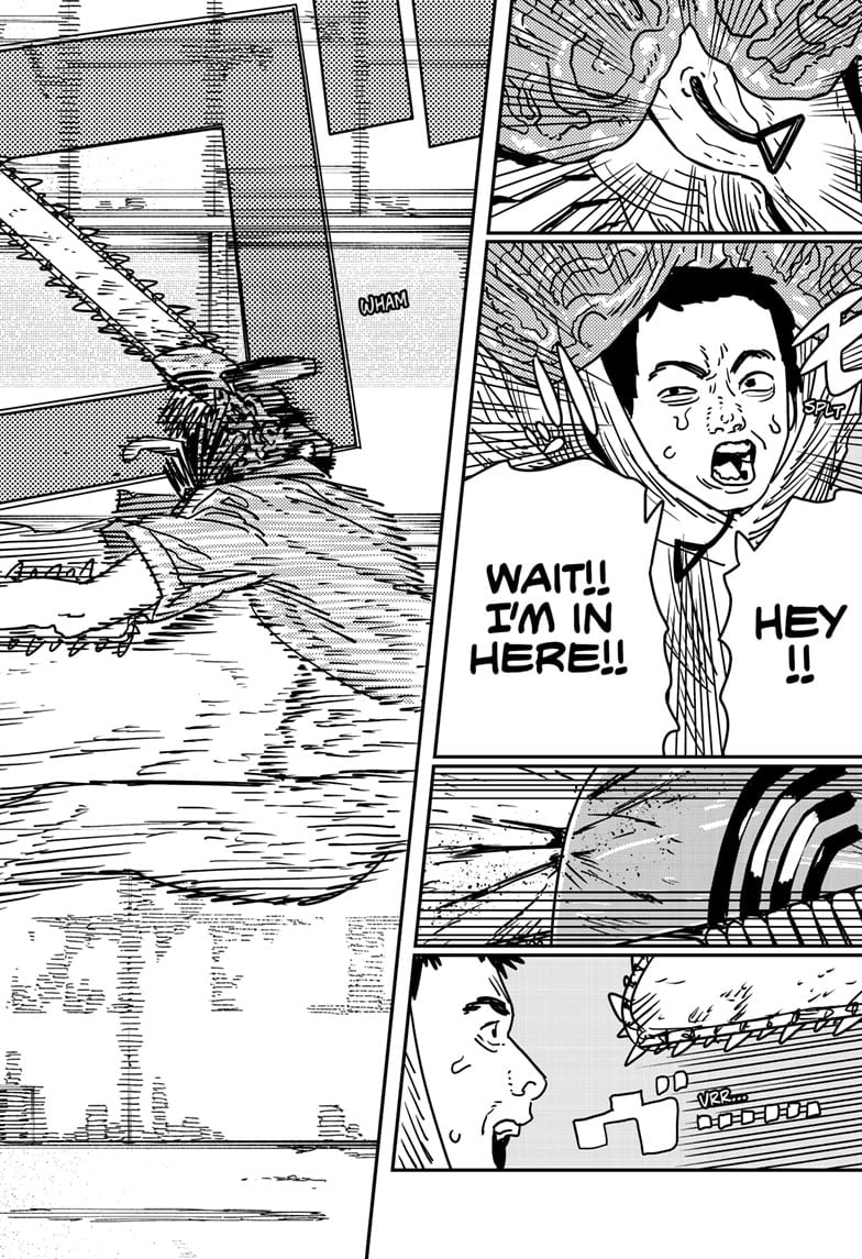 Chainsaw Man Manga Chapter 203 page 7 - Human Shield scene