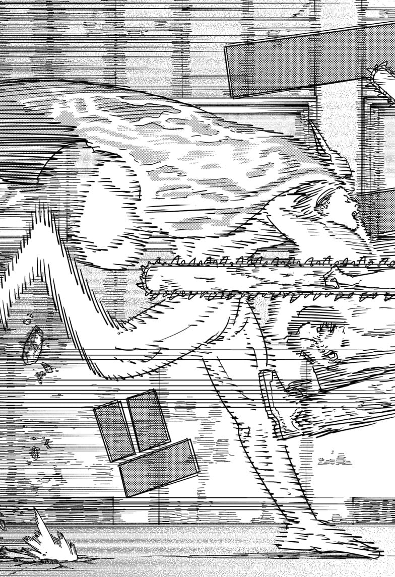 Chainsaw Man Manga Chapter 203 page 8 - Human Shield scene