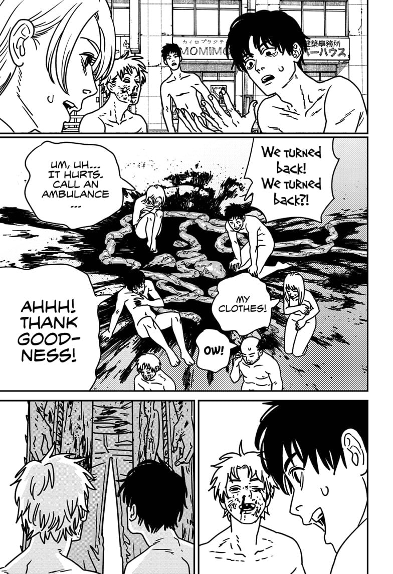 Chainsaw Man Manga Chapter 204 page 11 - With One Life scene