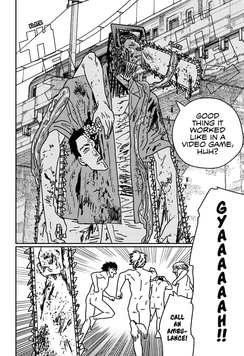Chainsaw Man Manga Chapter 204 page 12 - With One Life scene