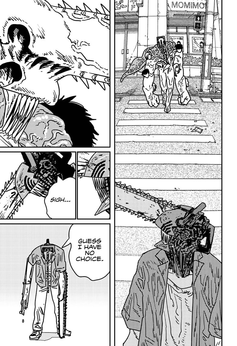 Chainsaw Man Manga Chapter 204 page 5 - With One Life scene