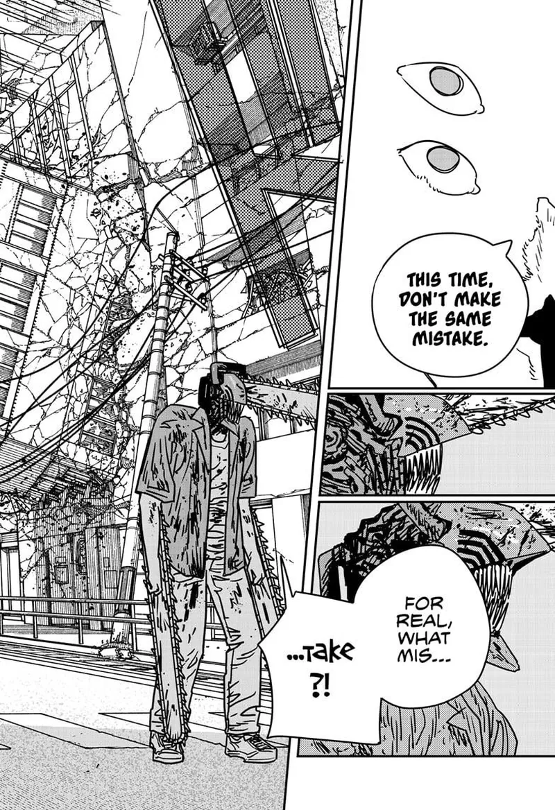 Chainsaw Man Manga Chapter 205 page 10 - Who? scene