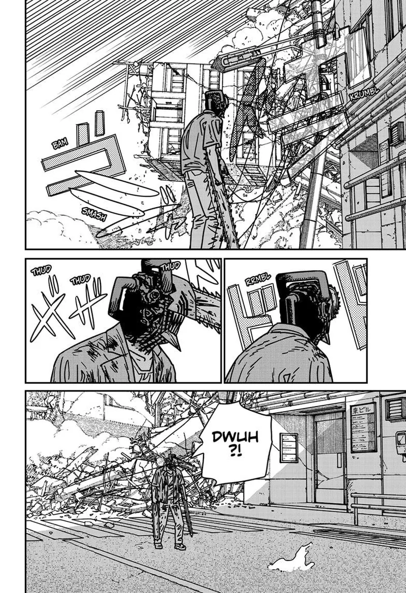 Chainsaw Man Manga Chapter 205 page 12 - Who? scene