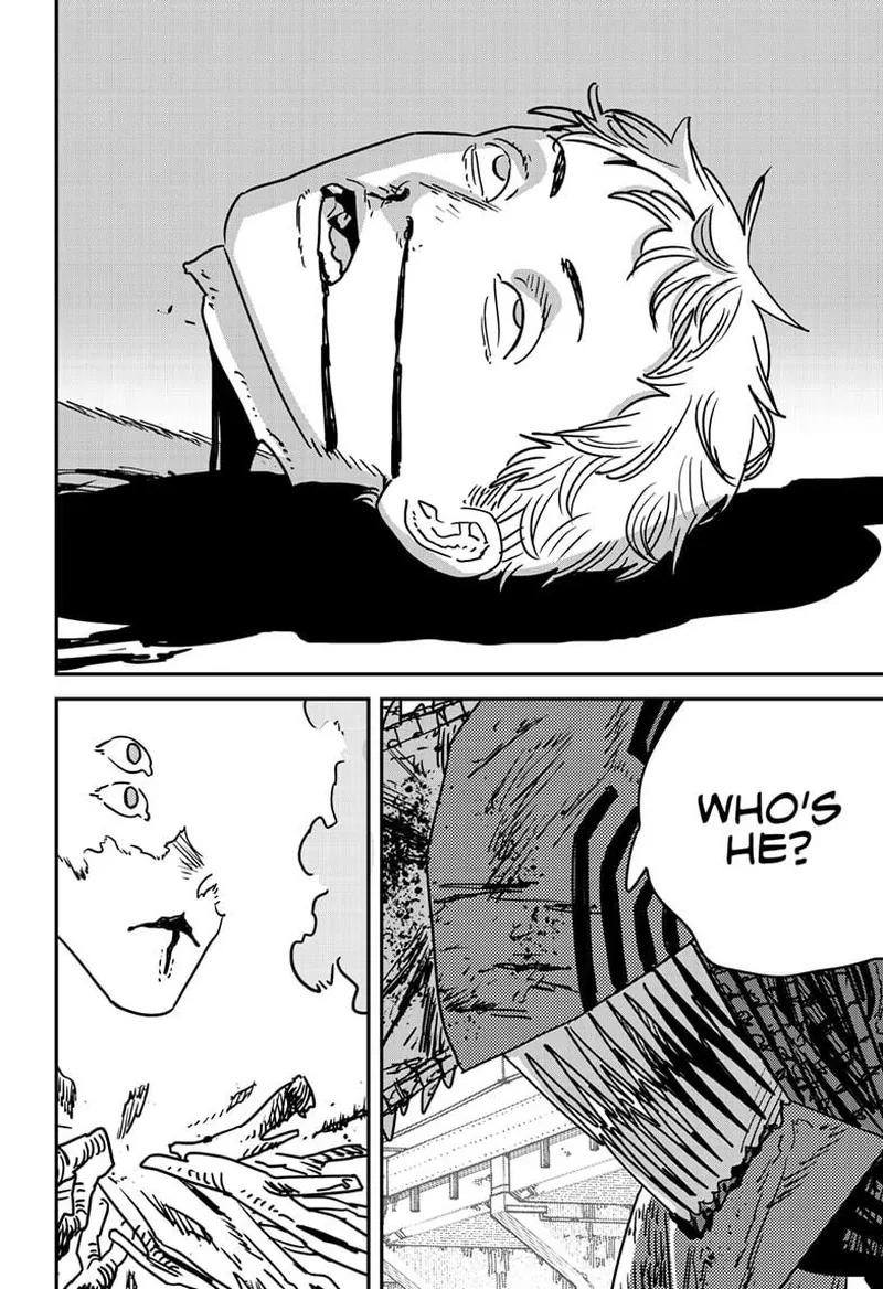 Chainsaw Man Manga Chapter 205 page 2 - Who? scene