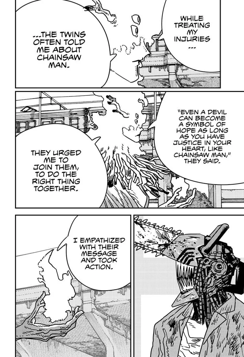 Chainsaw Man Manga Chapter 205 page 4 - Who? scene