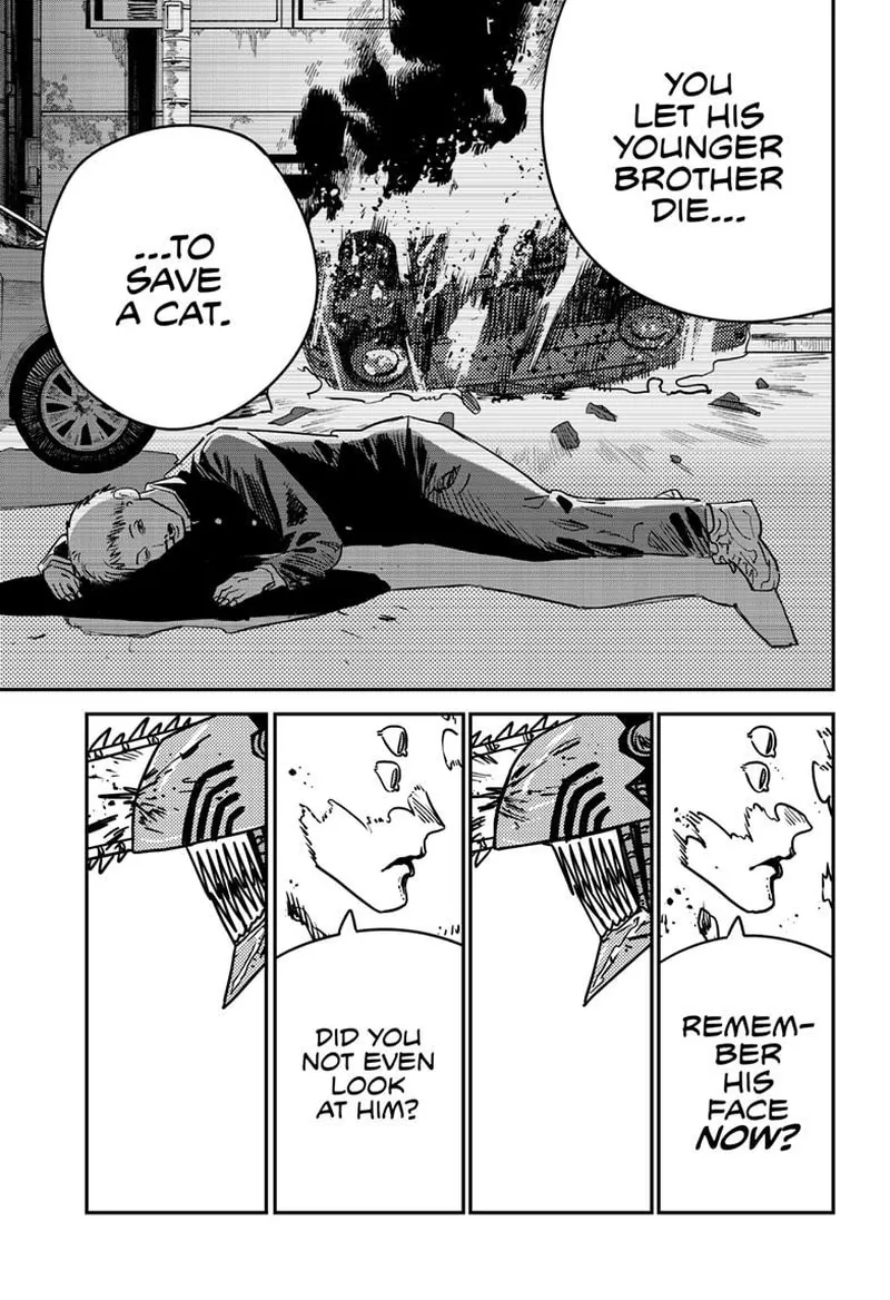 Chainsaw Man Manga Chapter 205 page 7 - Who? scene