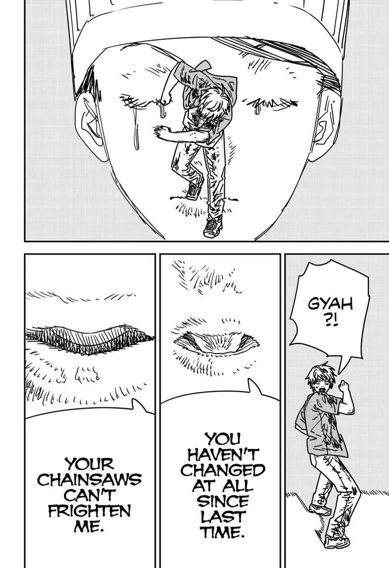 Chainsaw Man Manga Chapter 206 page 7 - Chest, Woman, Apology scene