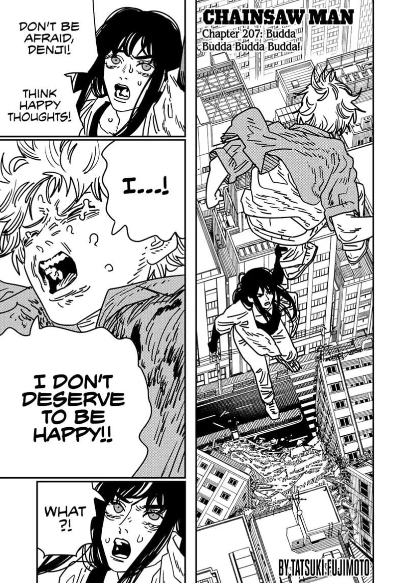 Chainsaw Man Manga Chapter 207 page 1 - Budda Budda Budda Budda! scene