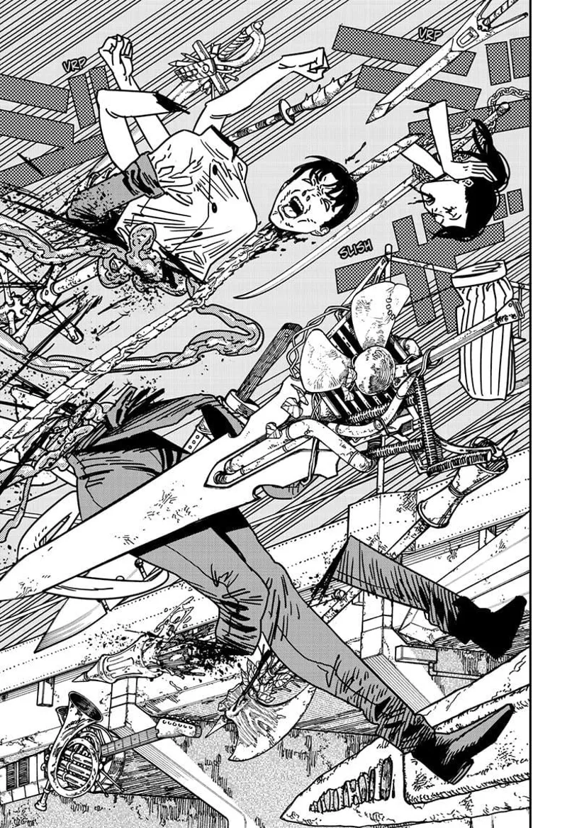 Chainsaw Man Manga Chapter 207 page 11 - Budda Budda Budda Budda! scene