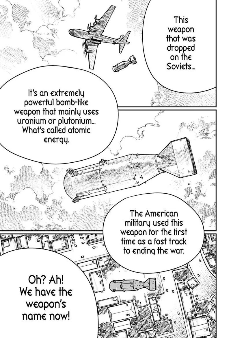 Chainsaw Man Manga Chapter 209 page 14 - Terrifying Weapon scene