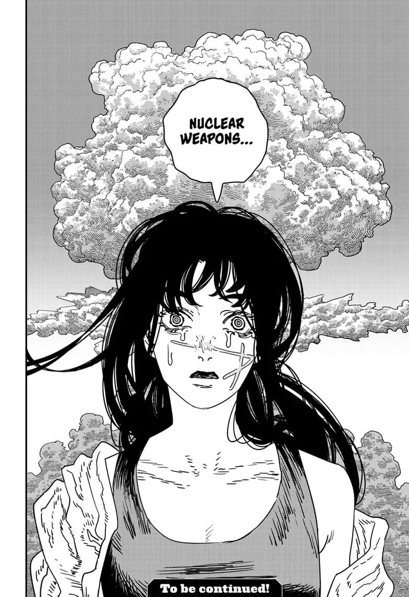 Chainsaw Man Manga Chapter 209 page 15 - Terrifying Weapon scene
