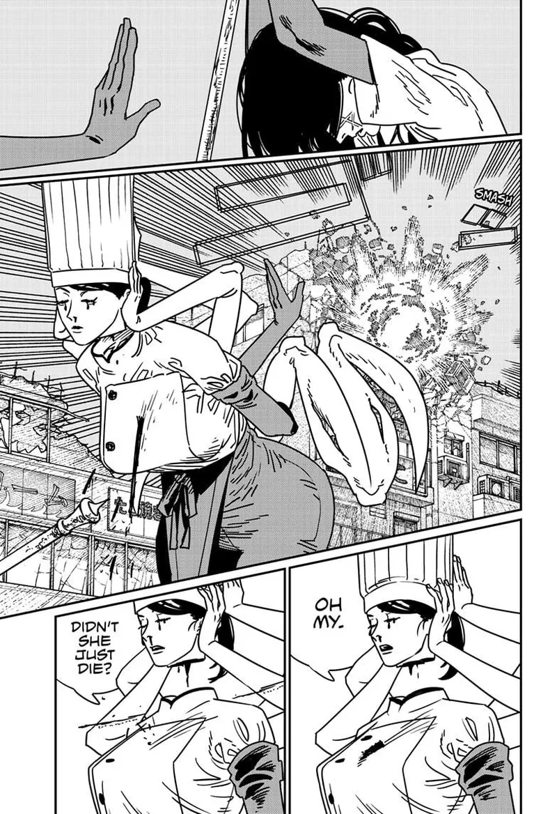Chainsaw Man Manga Chapter 209 page 6 - Terrifying Weapon scene
