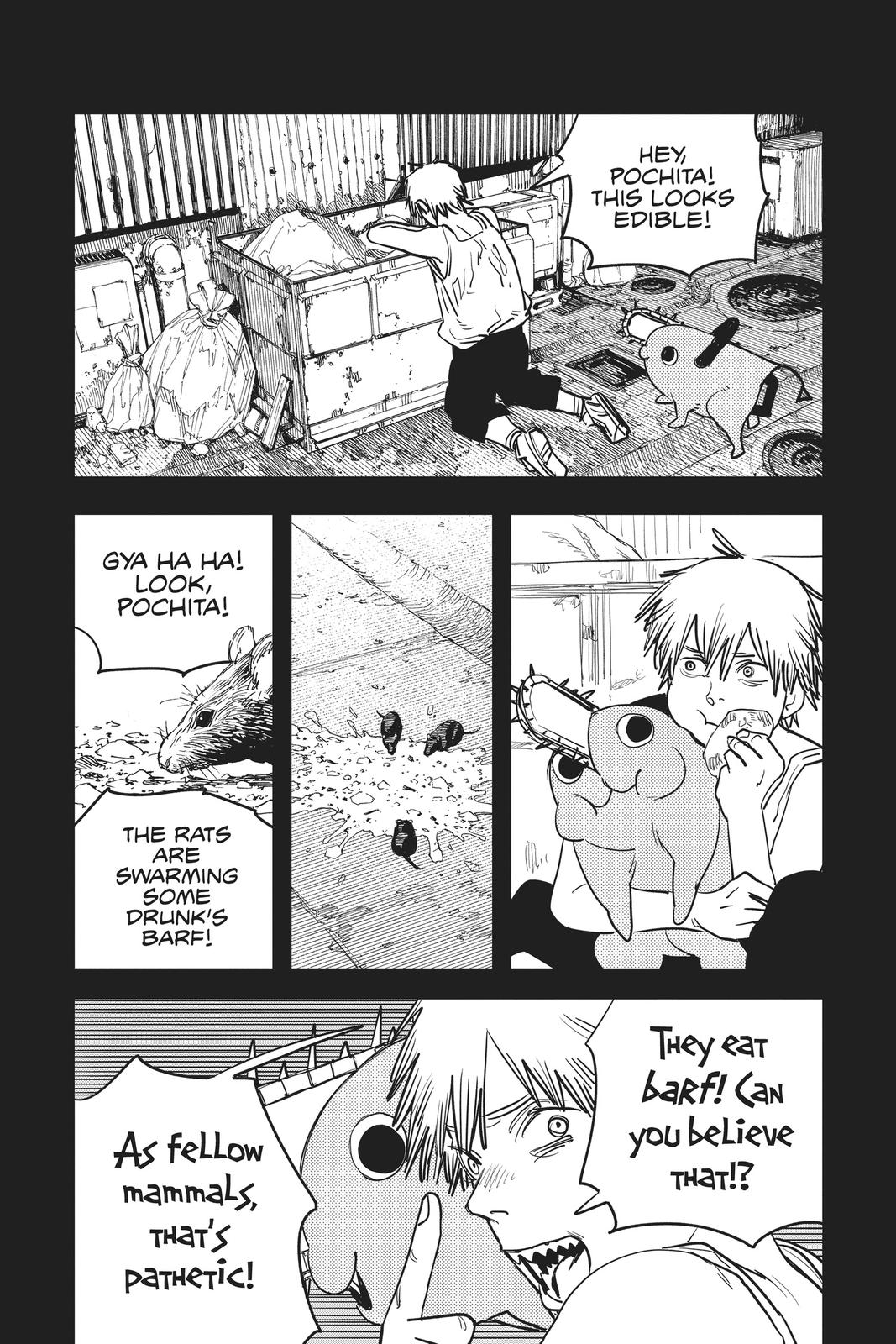 Chainsaw Man Manga Chapter 21 page 11 - Taste of a Kiss scene