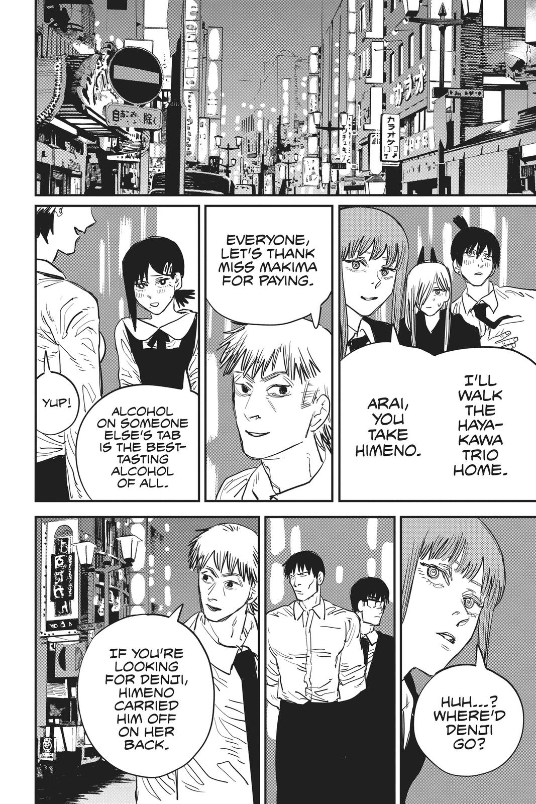 Chainsaw Man Manga Chapter 21 page 14 - Taste of a Kiss scene