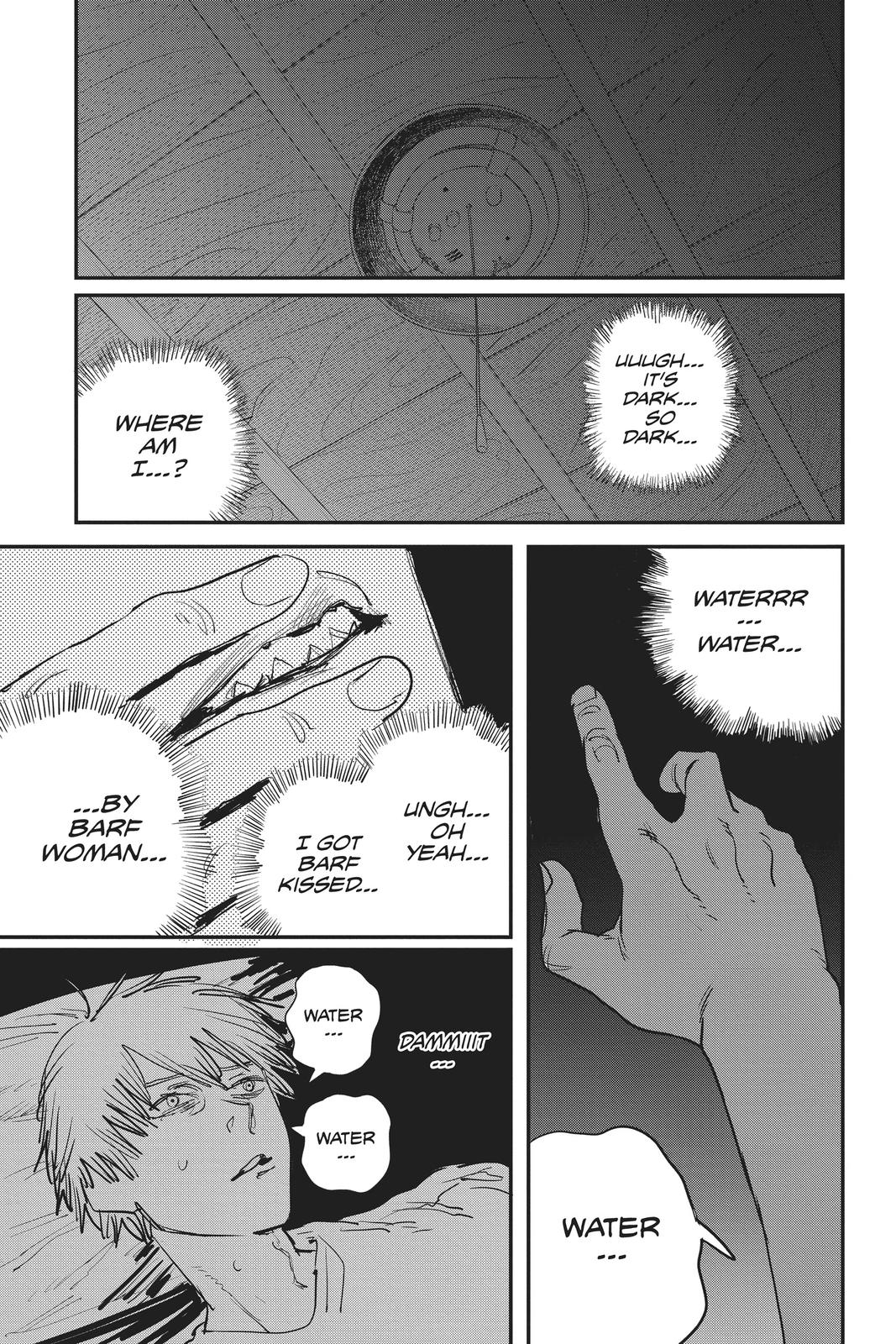 Chainsaw Man Manga Chapter 21 page 15 - Taste of a Kiss scene