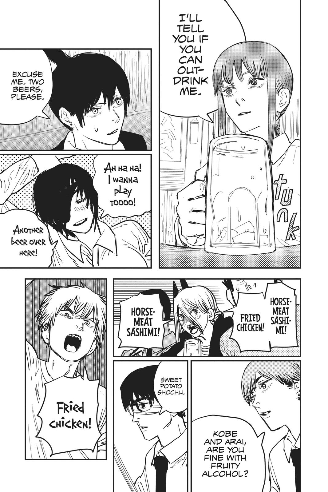 Chainsaw Man Manga Chapter 21 page 3 - Taste of a Kiss scene