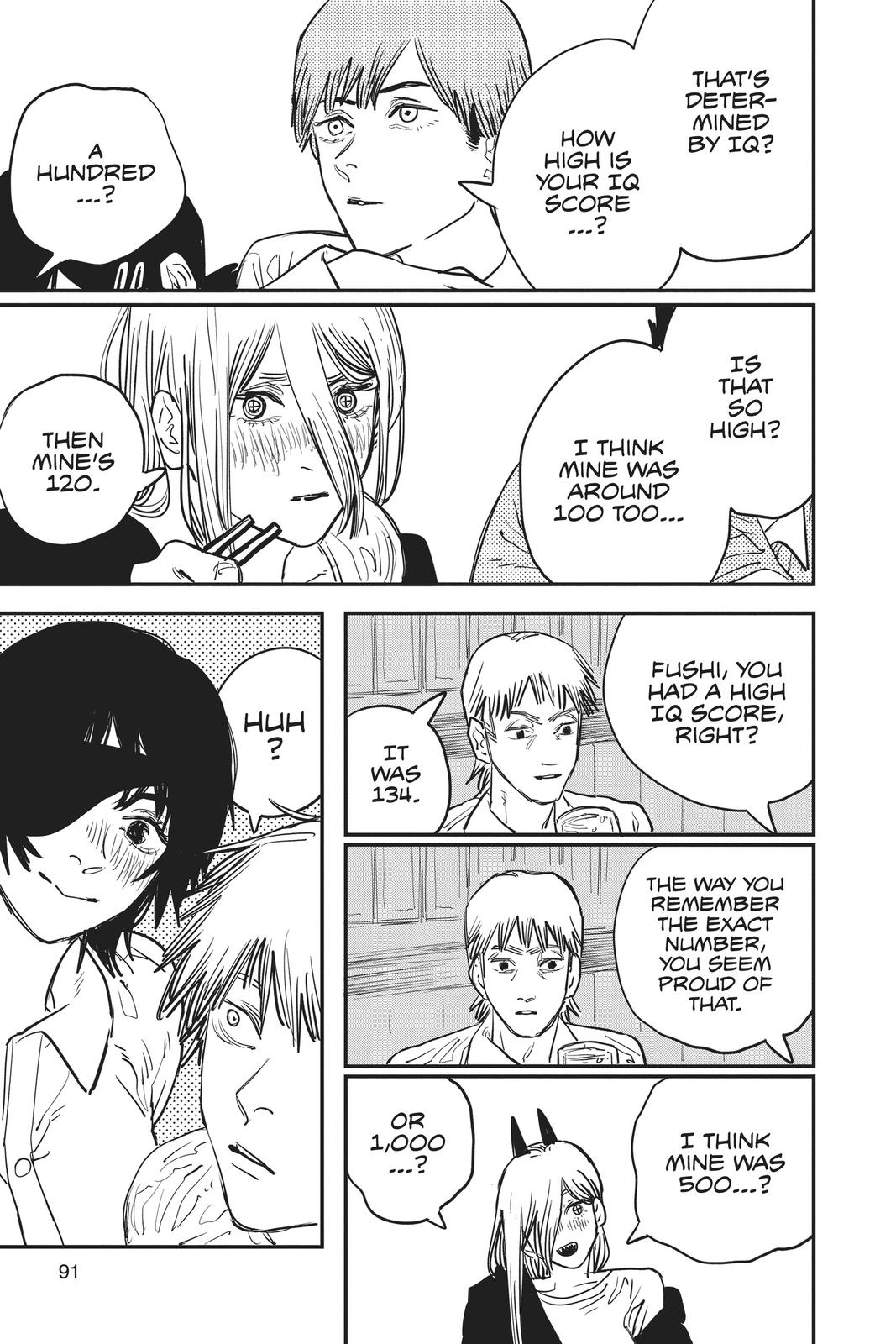 Chainsaw Man Manga Chapter 21 page 5 - Taste of a Kiss scene