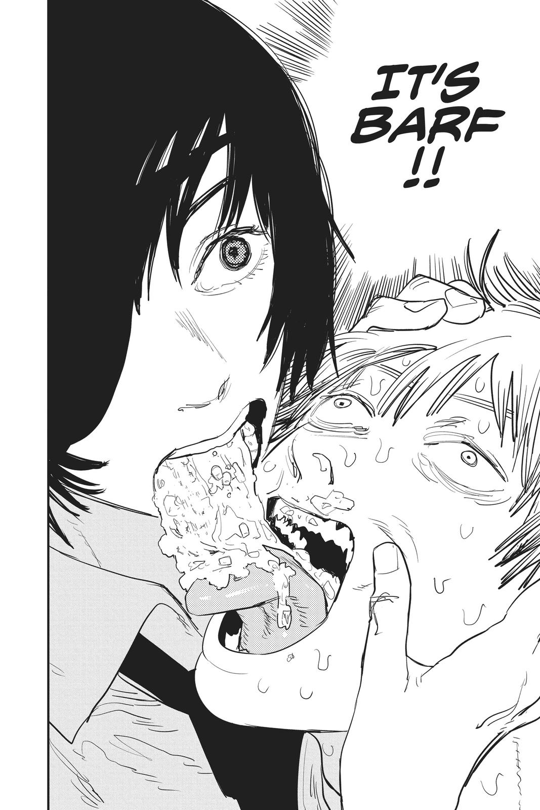 Chainsaw Man Manga Chapter 21 page 8 - Taste of a Kiss scene