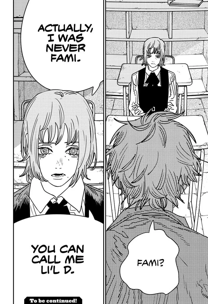 Chainsaw Man Manga Chapter 210 page 15 - Peace scene