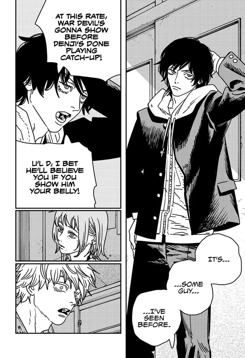 Chainsaw Man Manga Chapter 211 page 12 - War, Panties, Chainsaw scene