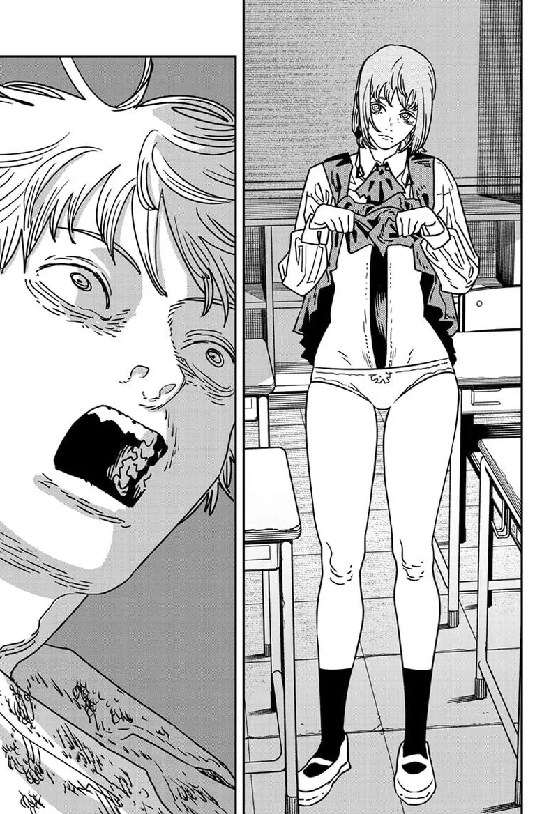 Chainsaw Man Manga Chapter 211 page 13 - War, Panties, Chainsaw scene