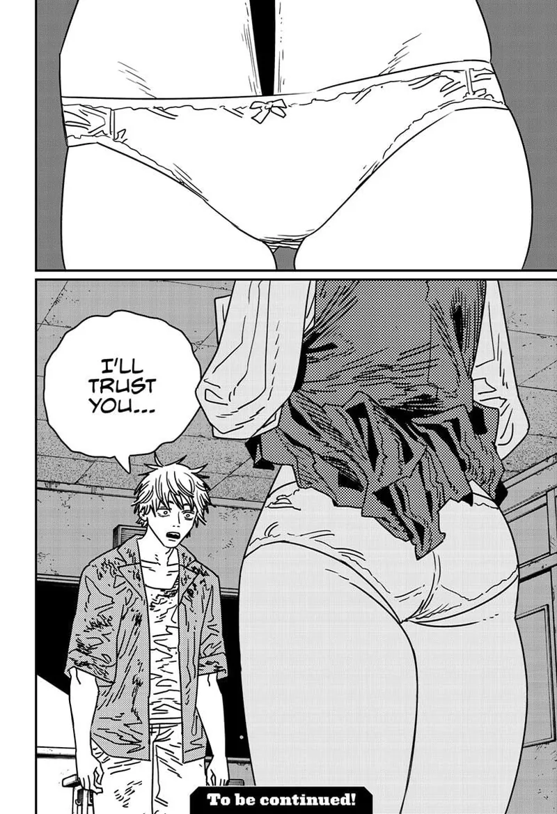 Chainsaw Man Manga Chapter 211 page 16 - War, Panties, Chainsaw scene
