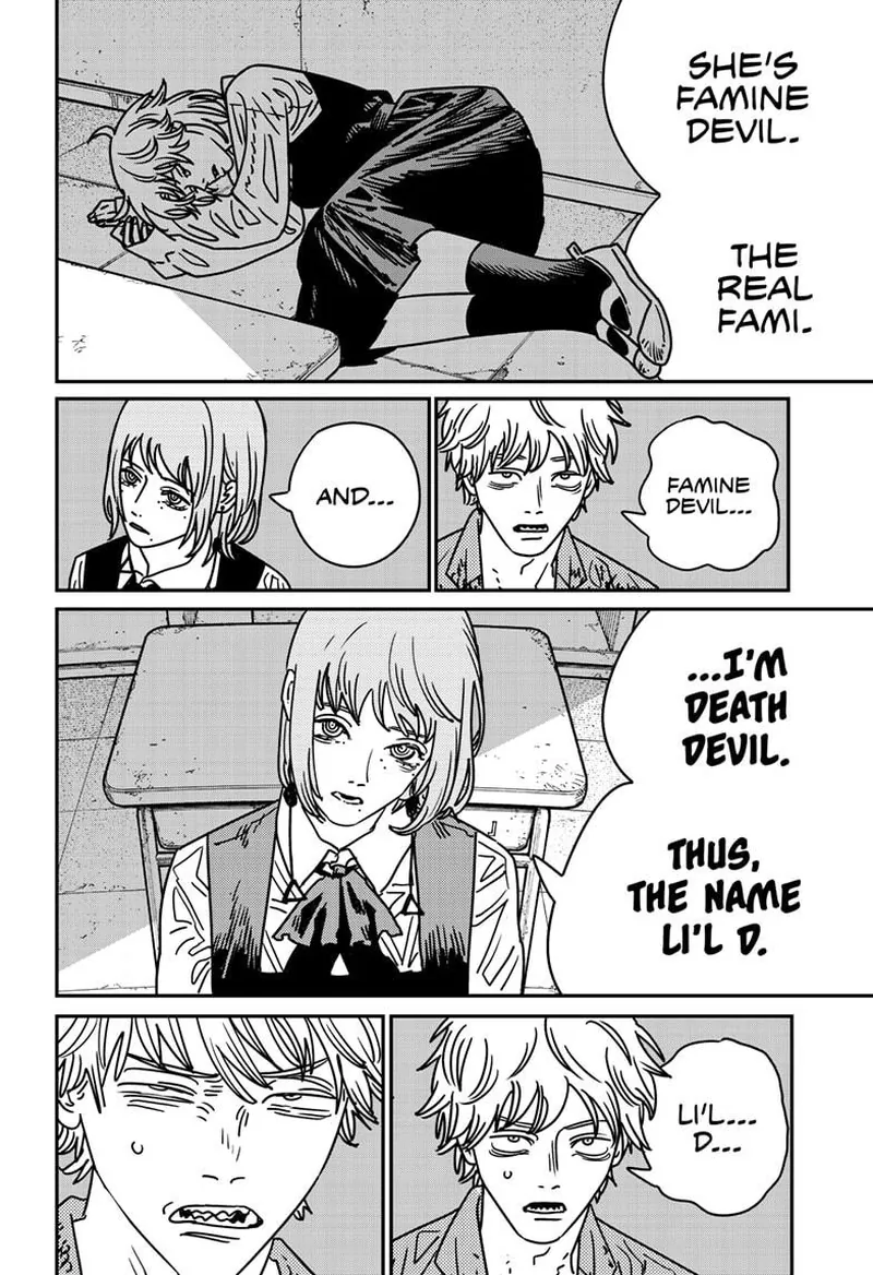 Chainsaw Man Manga Chapter 211 page 2 - War, Panties, Chainsaw scene