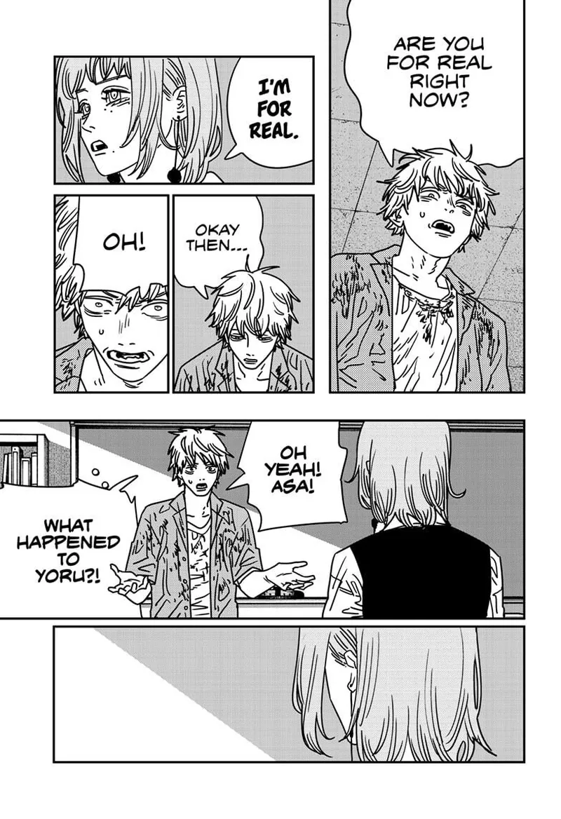 Chainsaw Man Manga Chapter 211 page 3 - War, Panties, Chainsaw scene