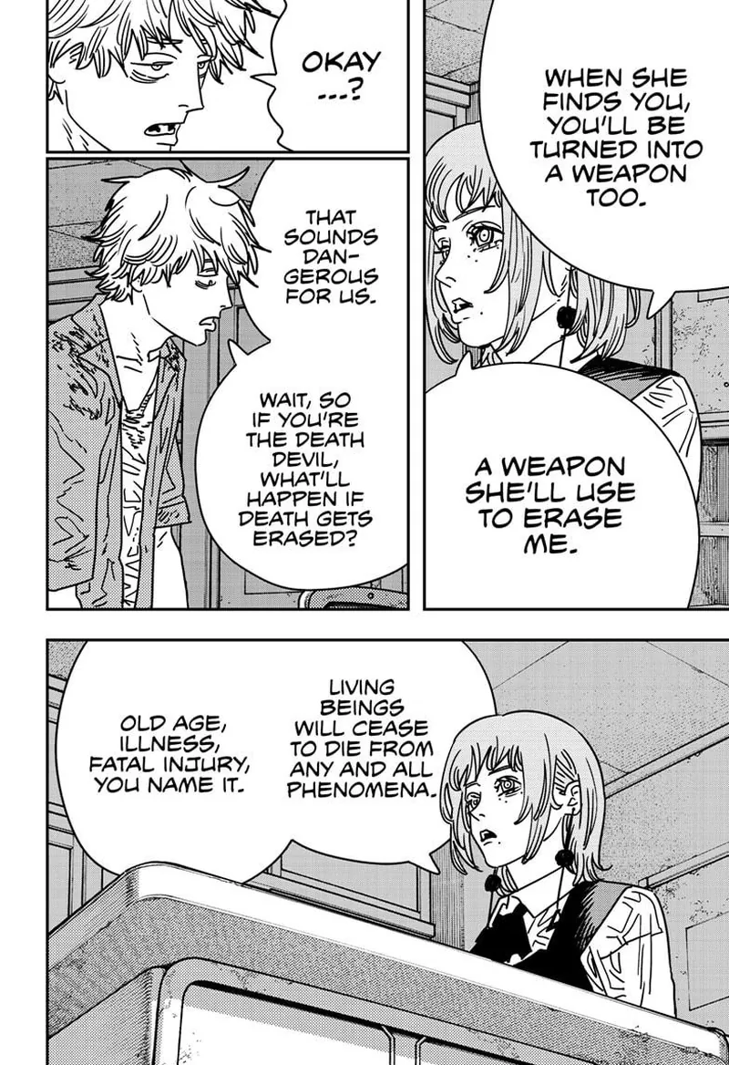 Chainsaw Man Manga Chapter 211 page 6 - War, Panties, Chainsaw scene