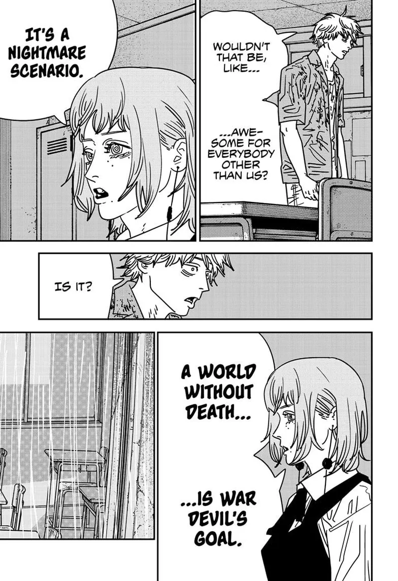 Chainsaw Man Manga Chapter 211 page 7 - War, Panties, Chainsaw scene