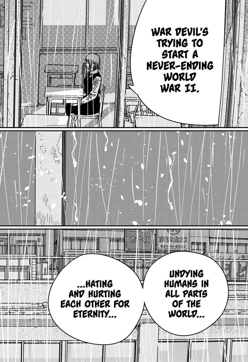 Chainsaw Man Manga Chapter 211 page 8 - War, Panties, Chainsaw scene