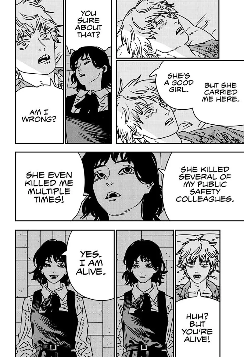 Chainsaw Man Manga Chapter 212 page 8 - Really Good Girl scene