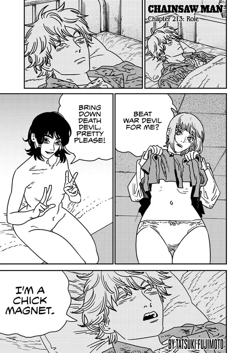 Chainsaw Man Manga Chapter 213 page 1 - Role scene