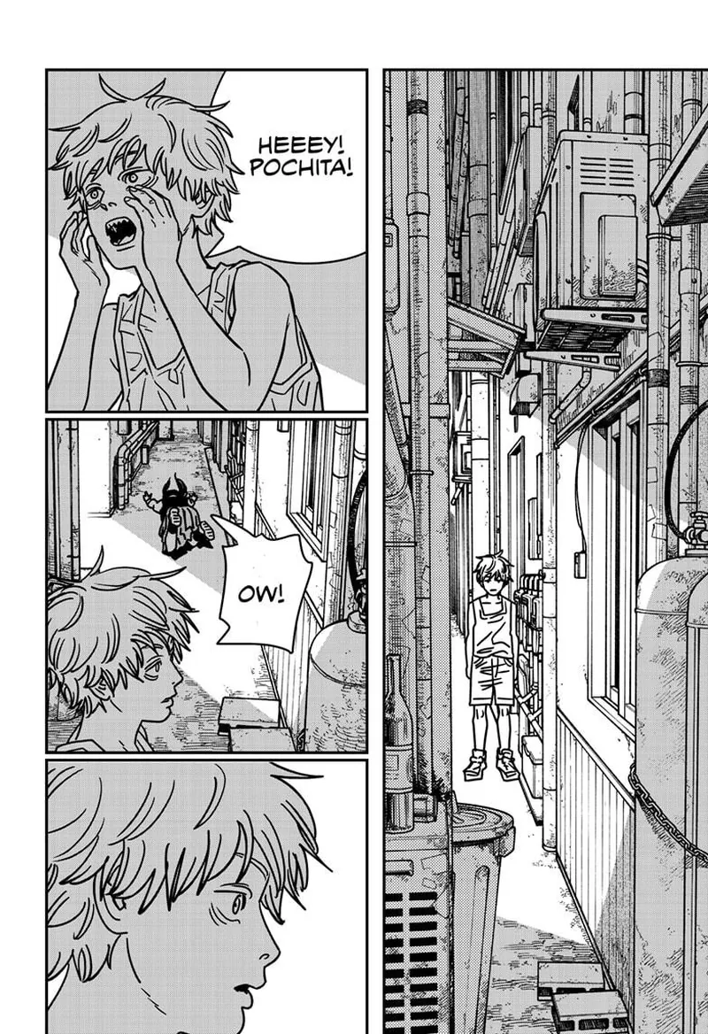 Chainsaw Man Manga Chapter 215 page 13 - Declaration of War scene