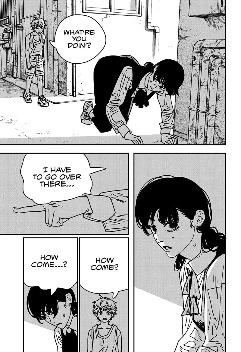 Chainsaw Man Manga Chapter 215 page 14 - Declaration of War scene