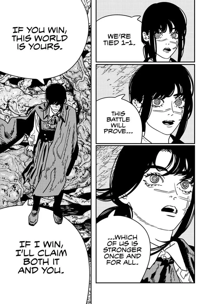 Chainsaw Man Manga Chapter 215 page 8 - Declaration of War scene