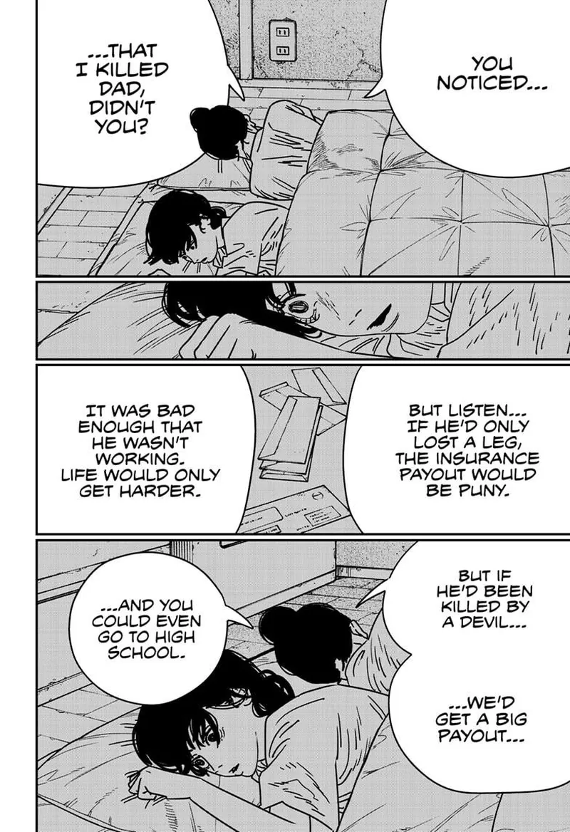 Chainsaw Man Manga Chapter 217 page 9 - Two Good People scene