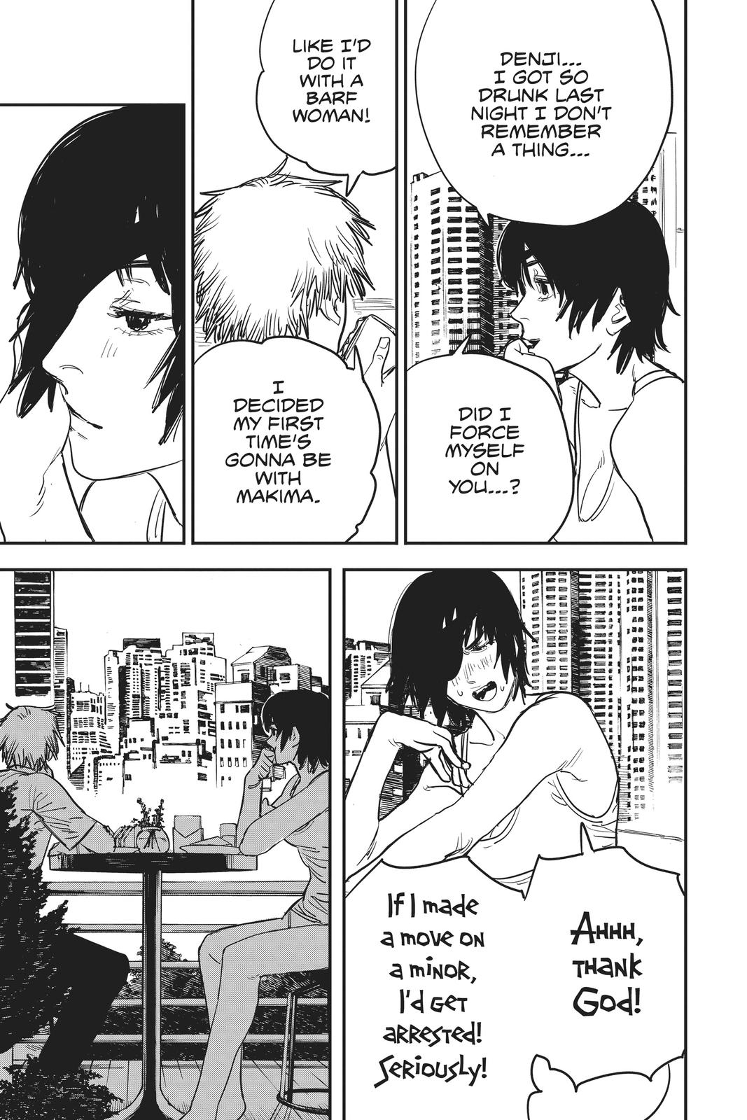 Chainsaw Man Manga Chapter 22 page 11 - Cola-Flavor Chupa Chups scene