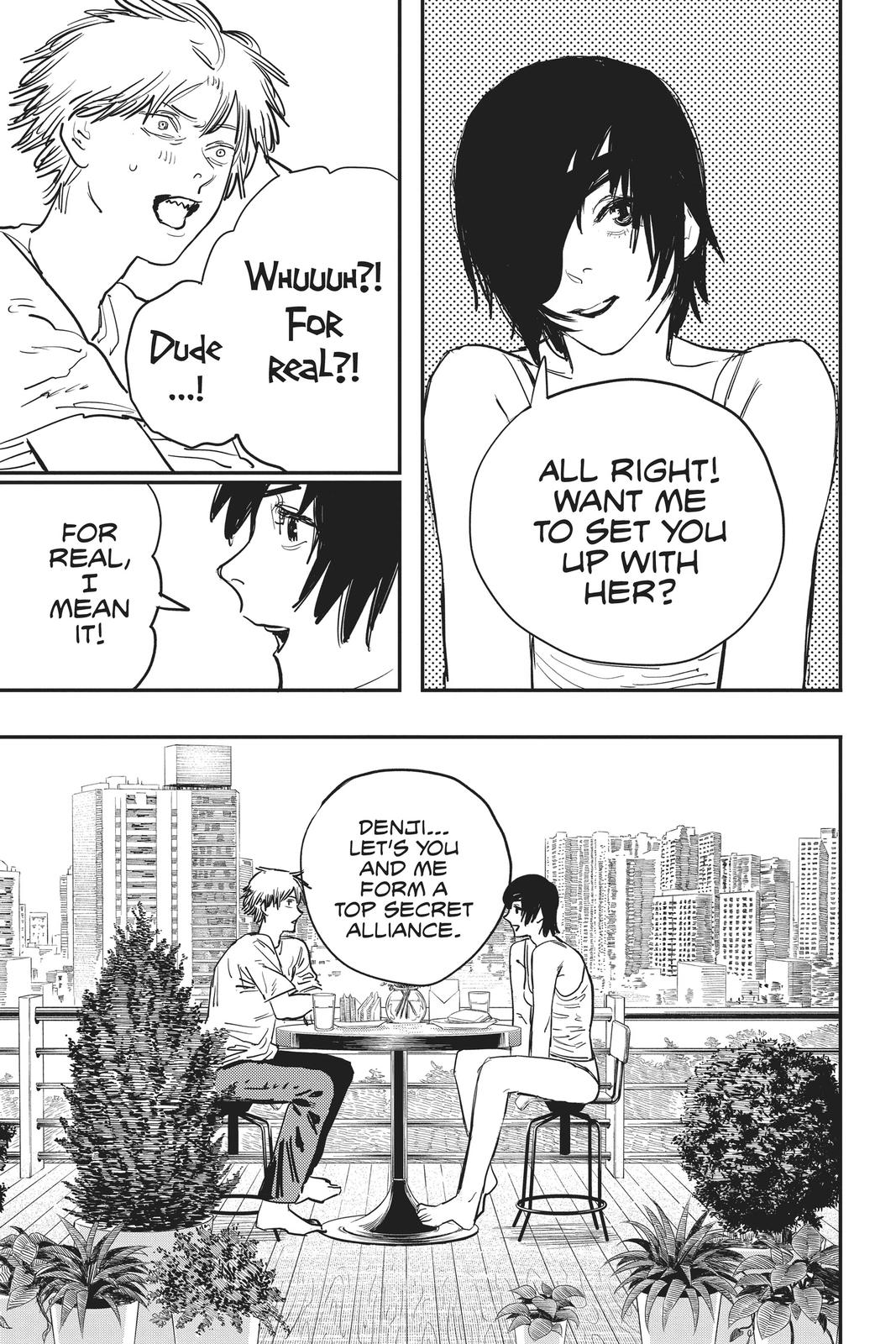 Chainsaw Man Manga Chapter 22 page 13 - Cola-Flavor Chupa Chups scene