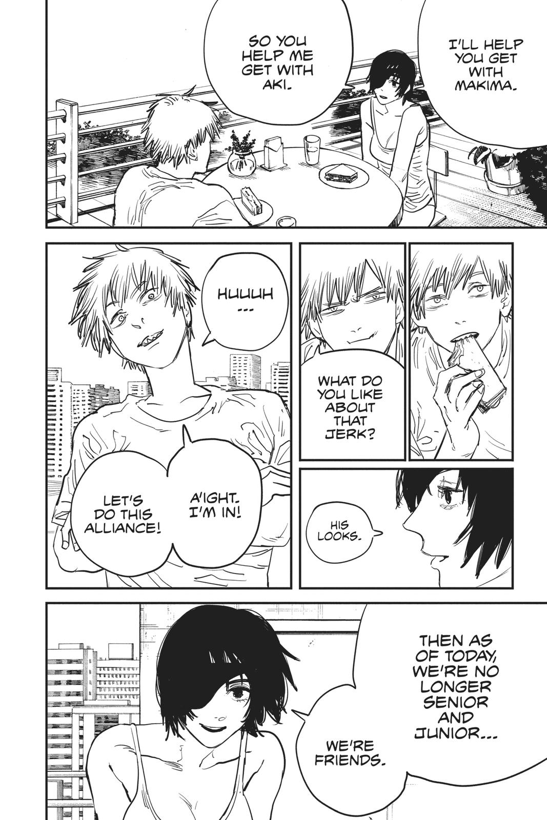 Chainsaw Man Manga Chapter 22 page 14 - Cola-Flavor Chupa Chups scene