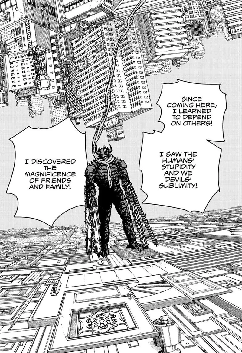 Chainsaw Man Manga Chapter 220 page 7 - Bonds and Michigan scene