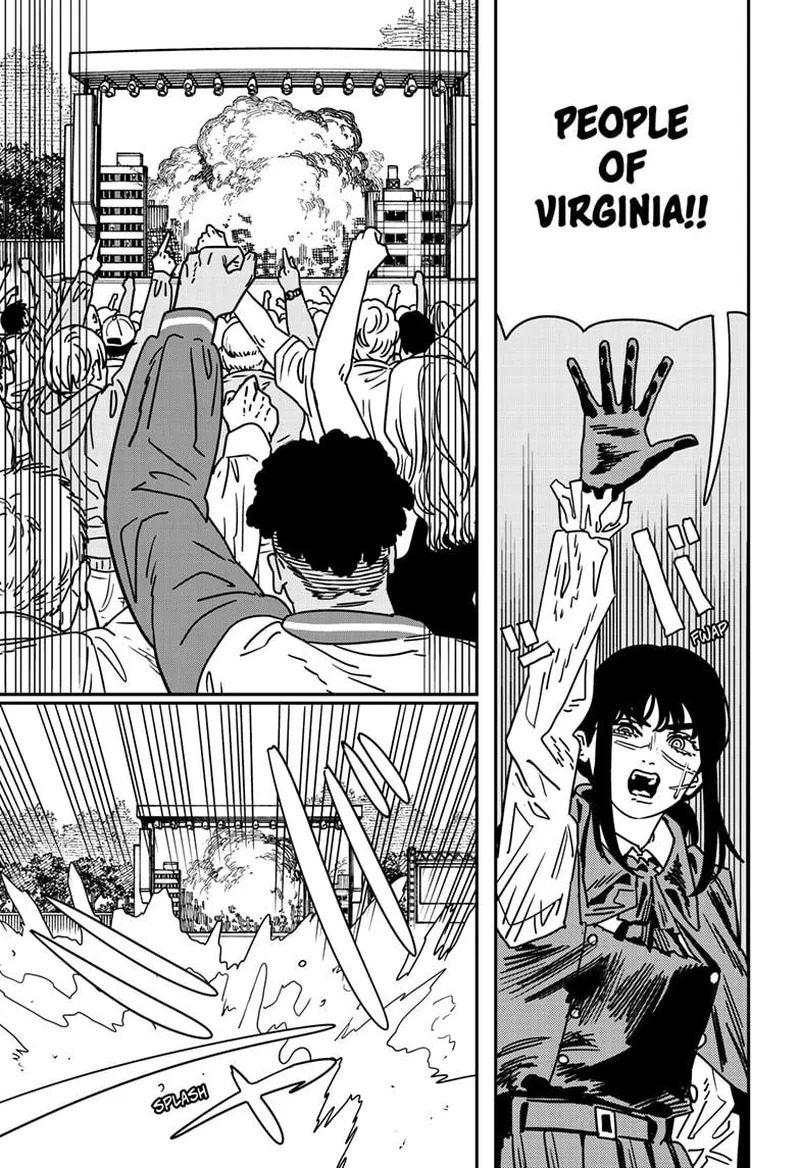 Chainsaw Man Manga Chapter 221 page 10 - Safe Battle scene
