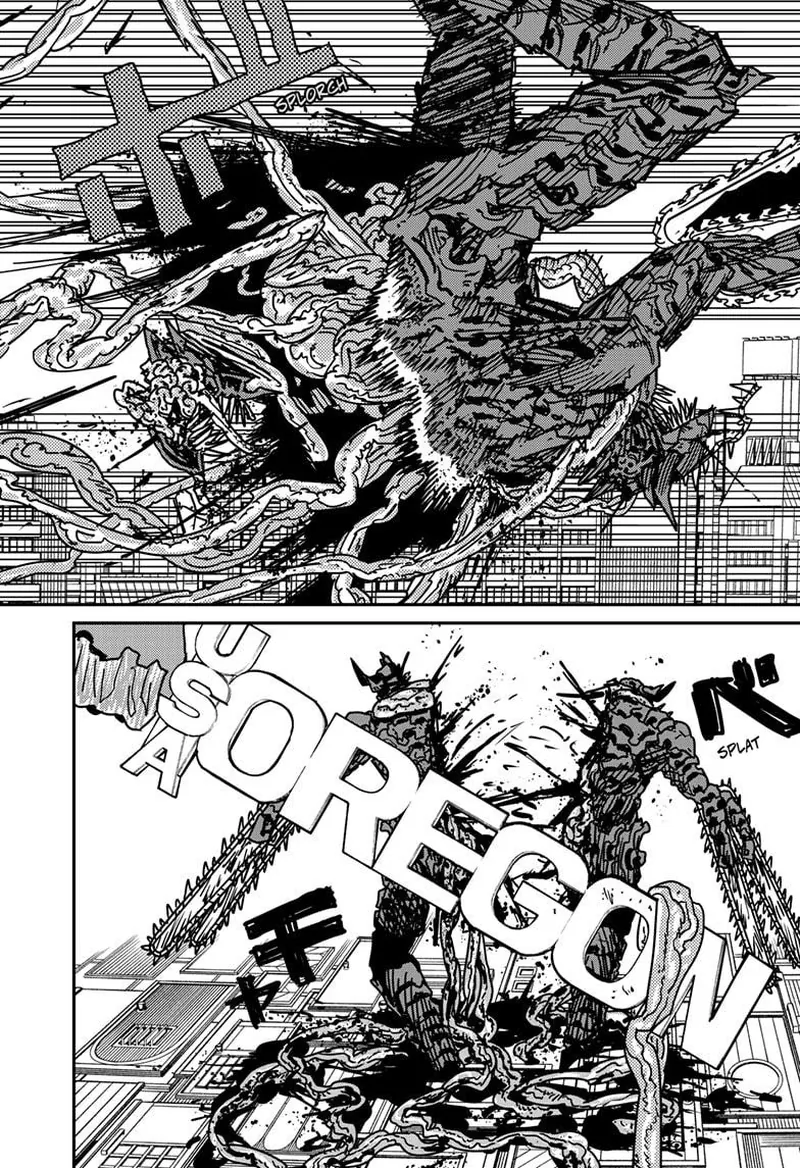 Chainsaw Man Manga Chapter 221 page 3 - Safe Battle scene