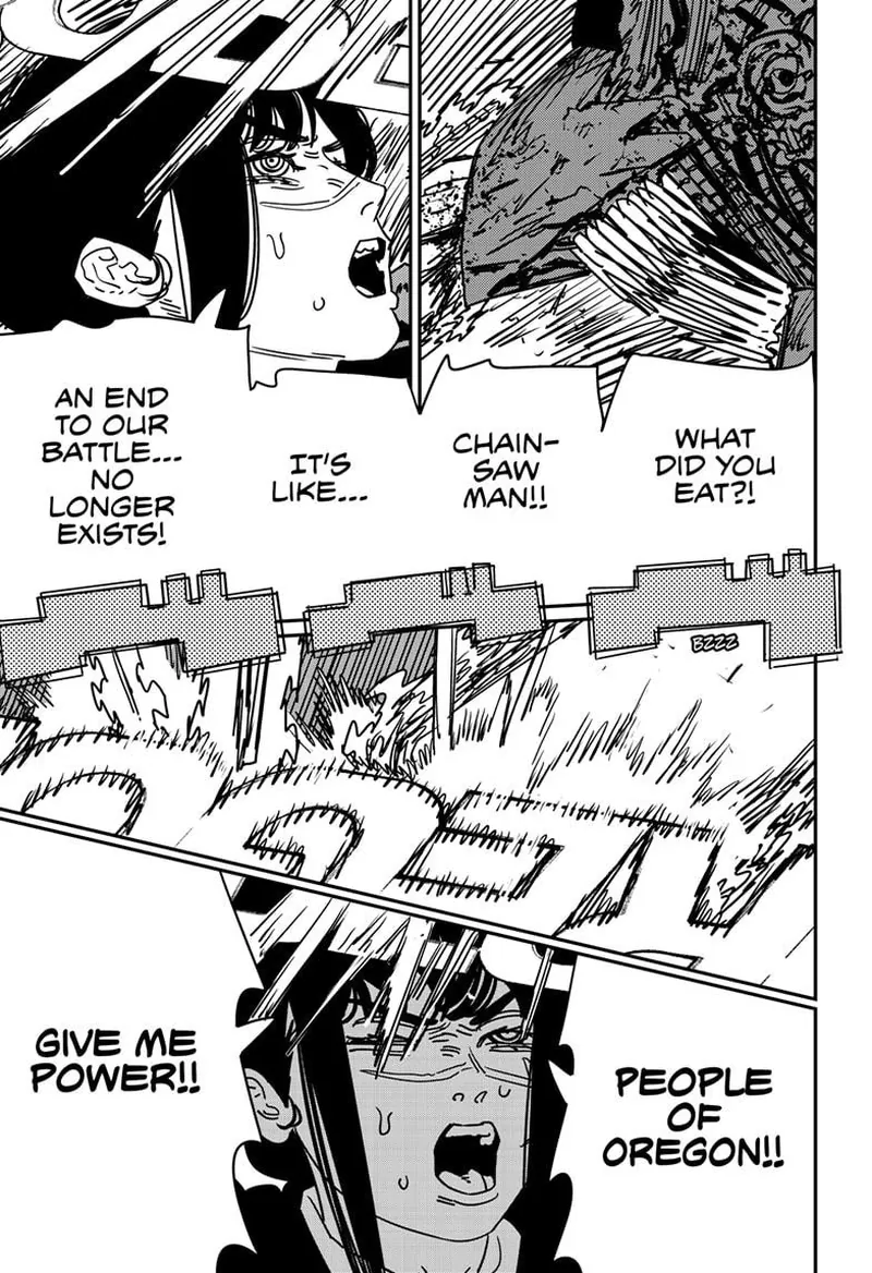 Chainsaw Man Manga Chapter 221 page 6 - Safe Battle scene