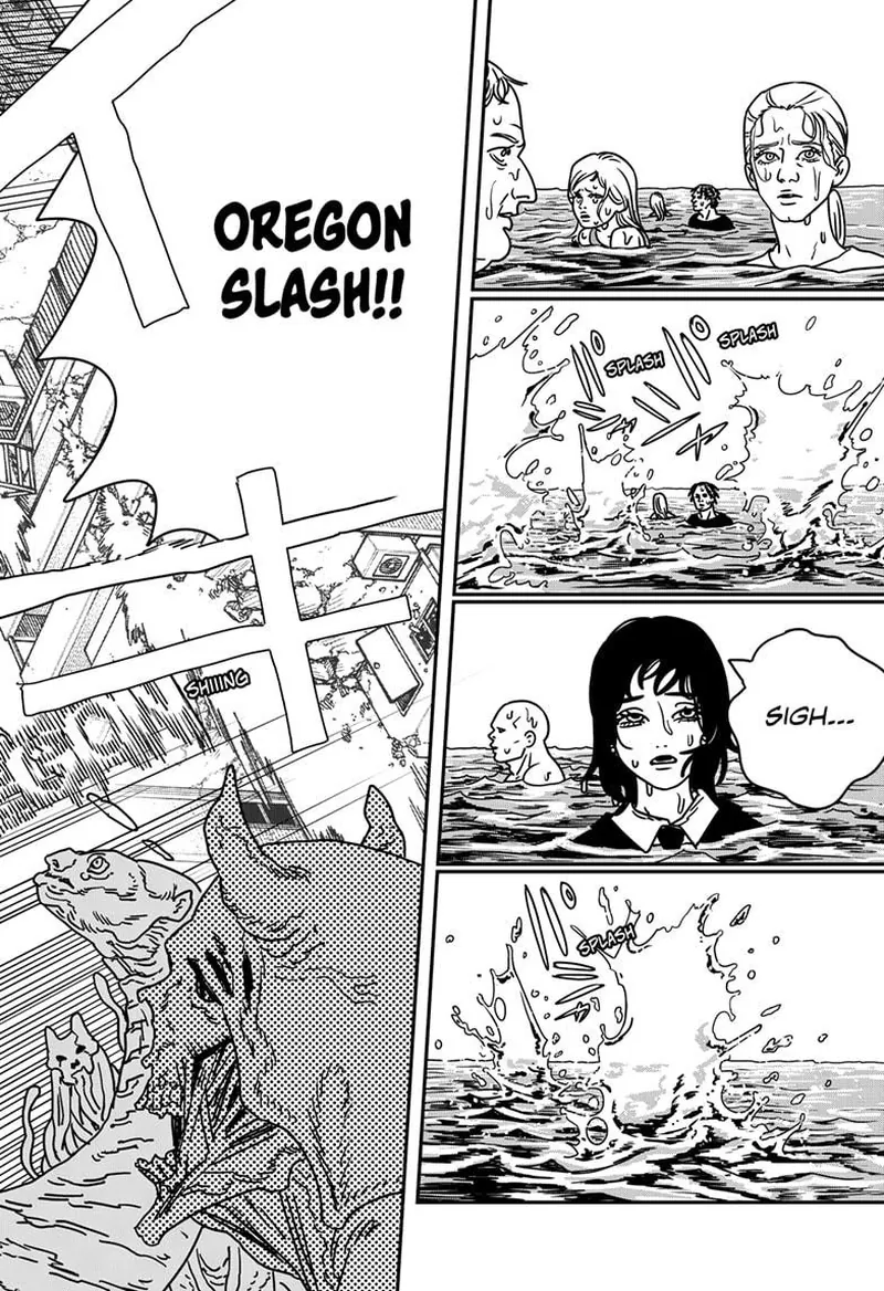 Chainsaw Man Manga Chapter 221 page 7 - Safe Battle scene