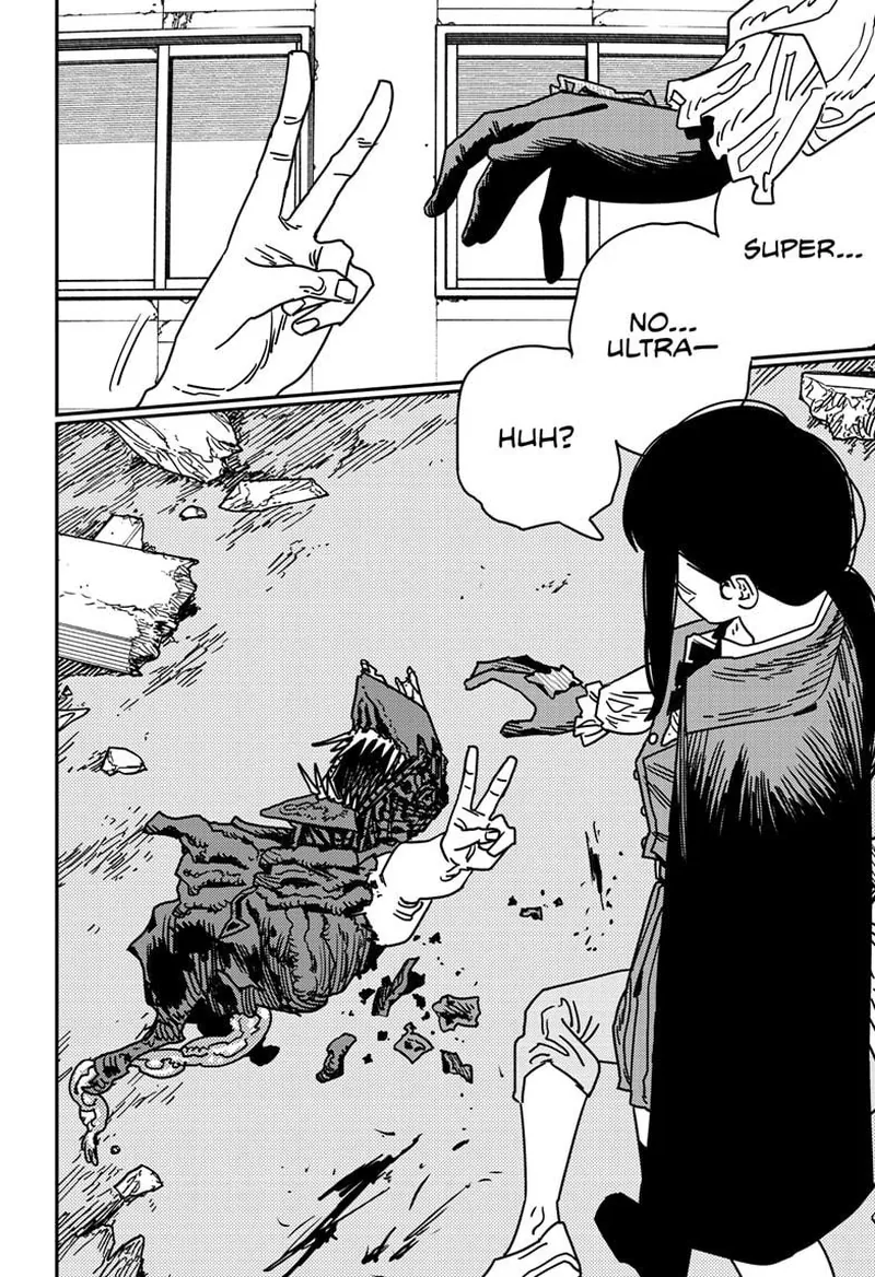 Chainsaw Man Manga Chapter 222 page 11 - Denji Man scene