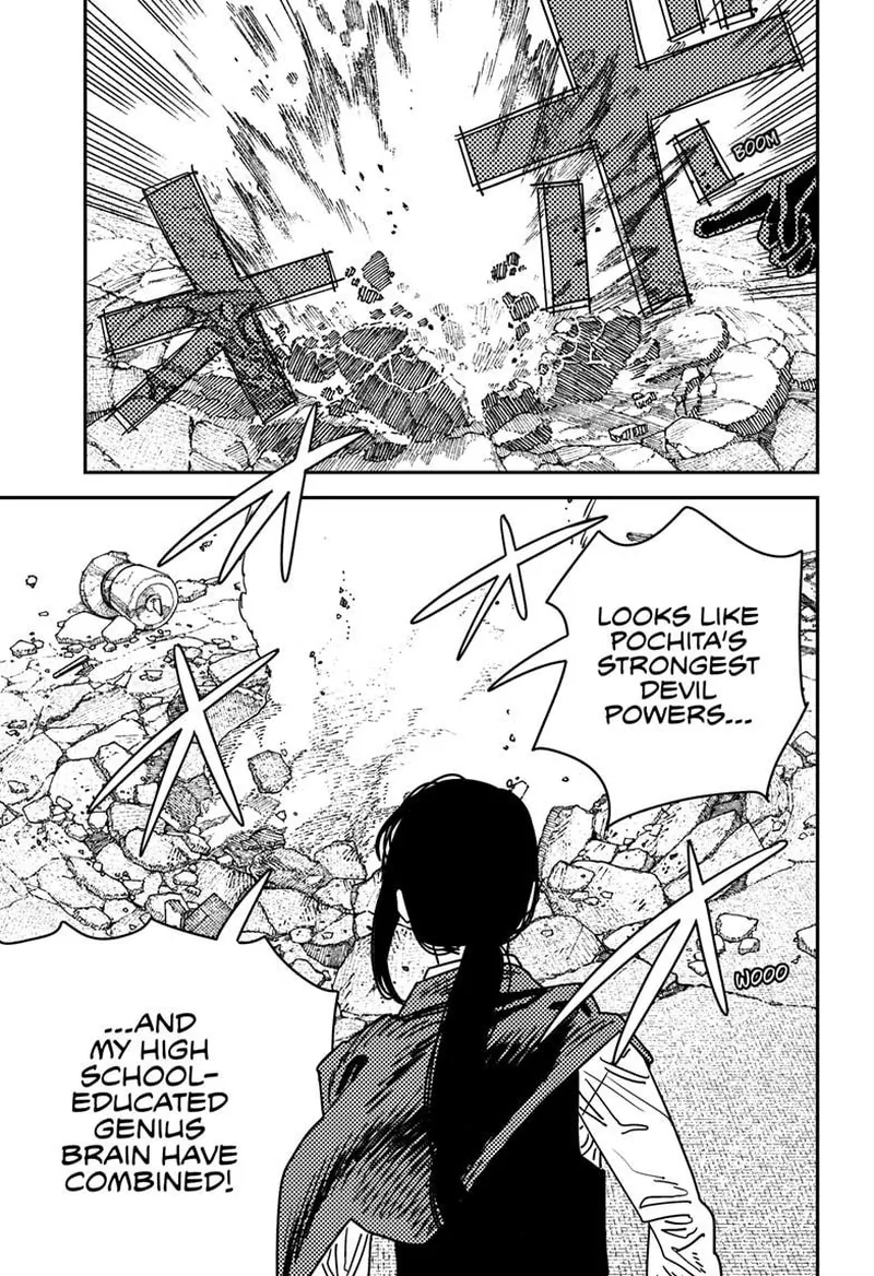 Chainsaw Man Manga Chapter 222 page 14 - Denji Man scene