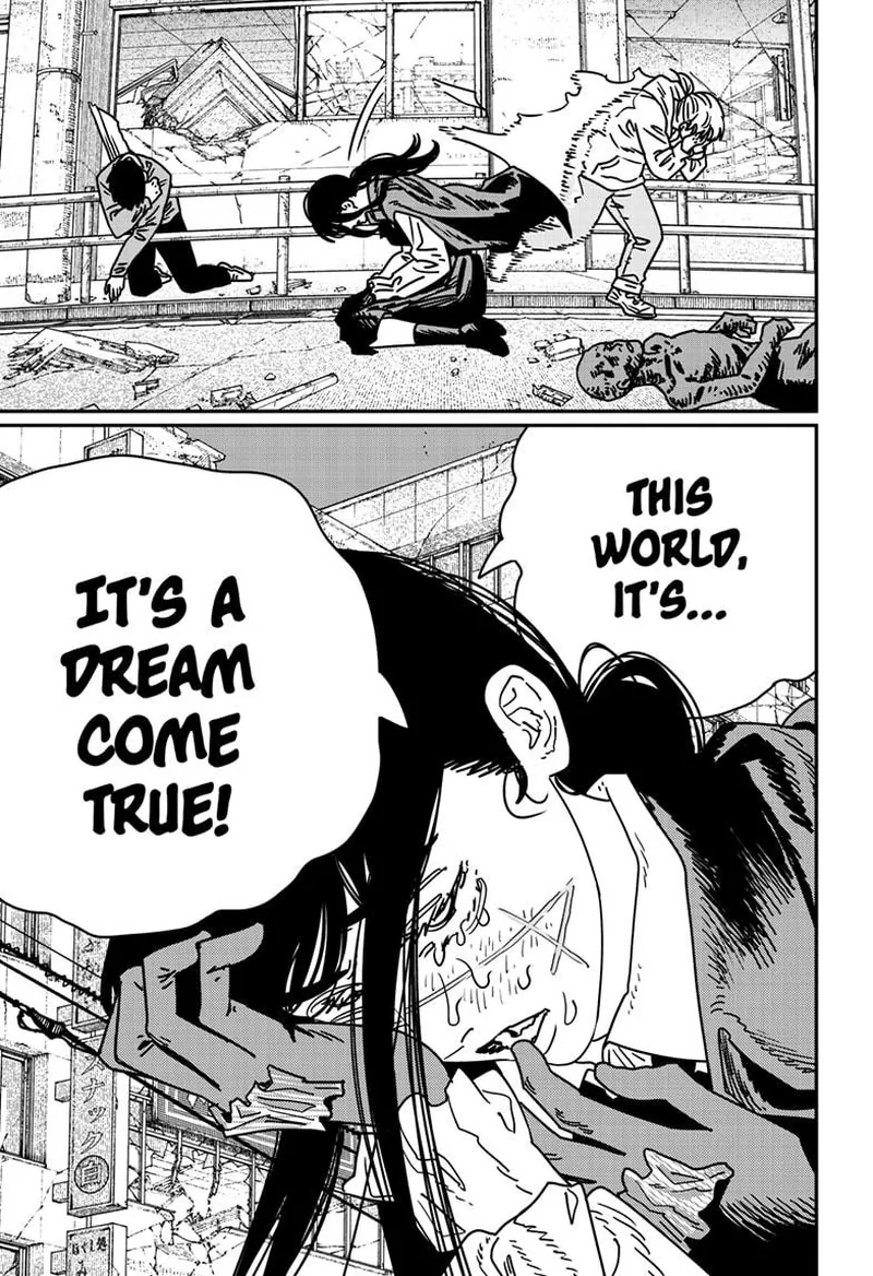 Chainsaw Man Manga Chapter 222 page 6 - Denji Man scene