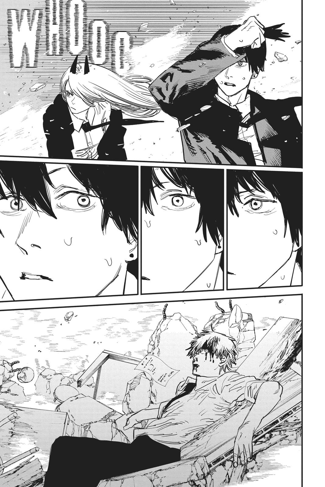 Chainsaw Man Manga Chapter 23 page 15 - Gunfire scene